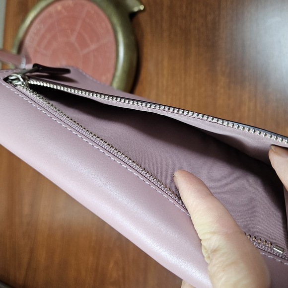 Auth Coach Appliqué Floral Wallet/Wristlet Stone 12043 - Picture 9 of 12